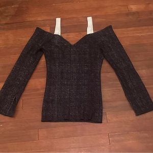 Off the shoulder sweater